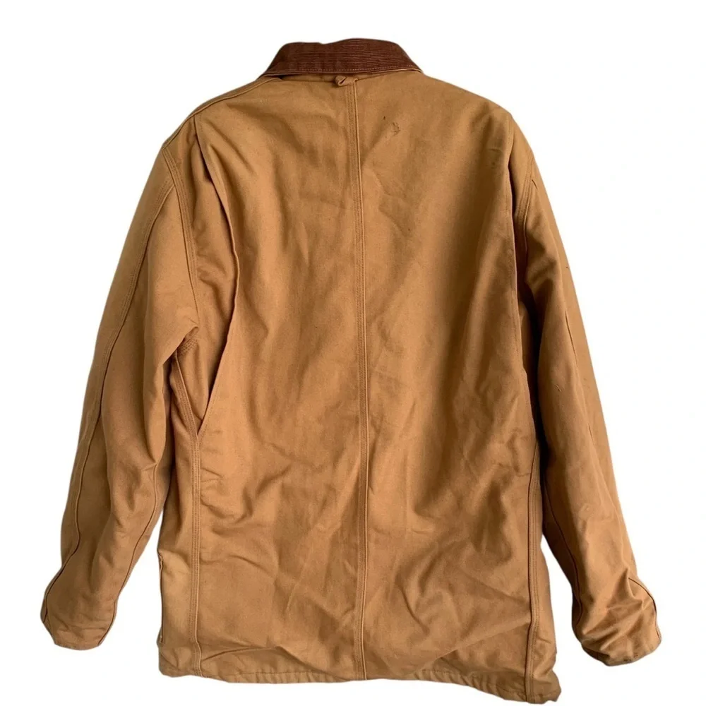 Vintage Carhartt Work Chore Barn Jacket Blanket Lined Men’s Size 42 XL Canvas